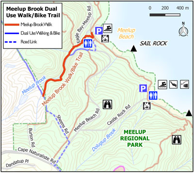 Meelup Brook Walk Map